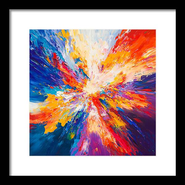 Burst of Creation - Framed Print