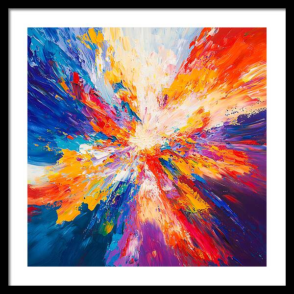 Burst of Creation - Framed Print