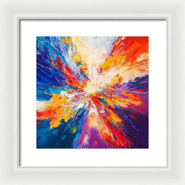 Burst of Creation - Framed Print