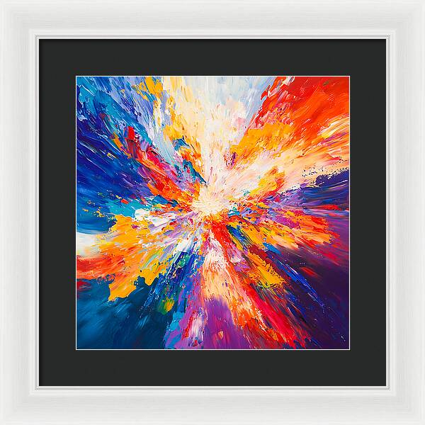 Burst of Creation - Framed Print