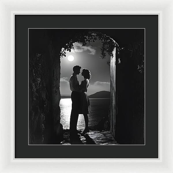 By the Moon's Grace - Framed Print