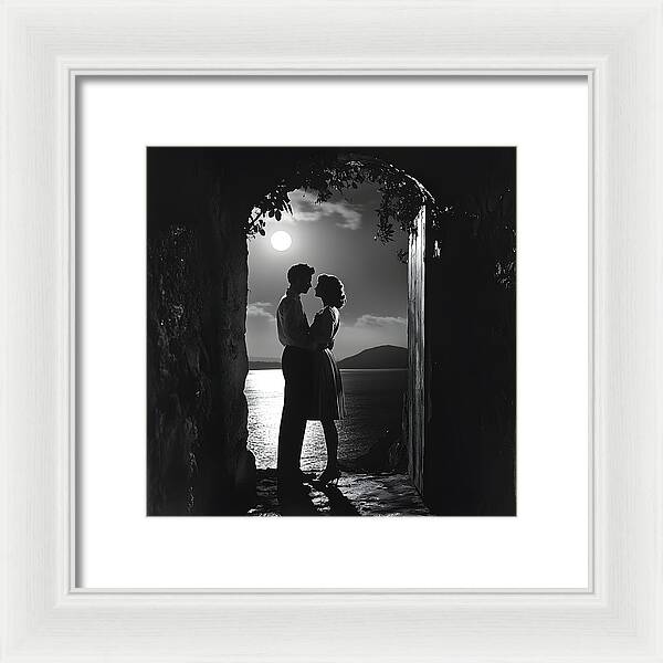 By the Moon's Grace - Framed Print