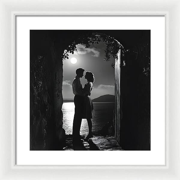 By the Moon's Grace - Framed Print