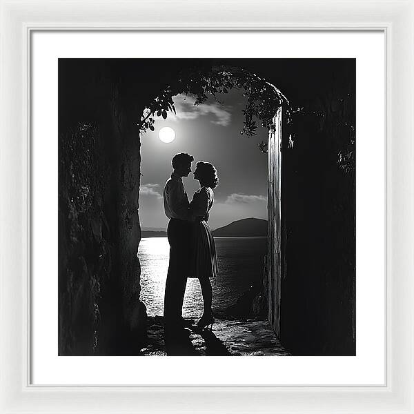 By the Moon's Grace - Framed Print