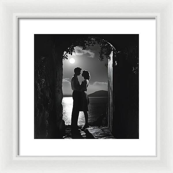 By the Moon's Grace - Framed Print