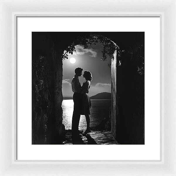 By the Moon's Grace - Framed Print