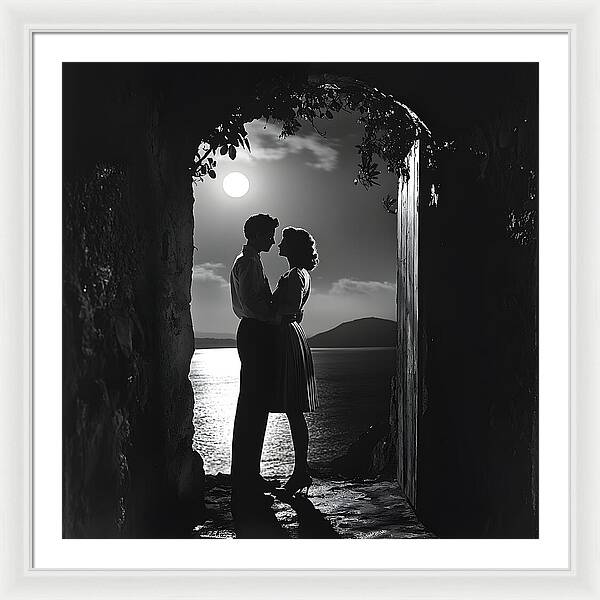 By the Moon's Grace - Framed Print