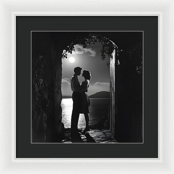 By the Moon's Grace - Framed Print