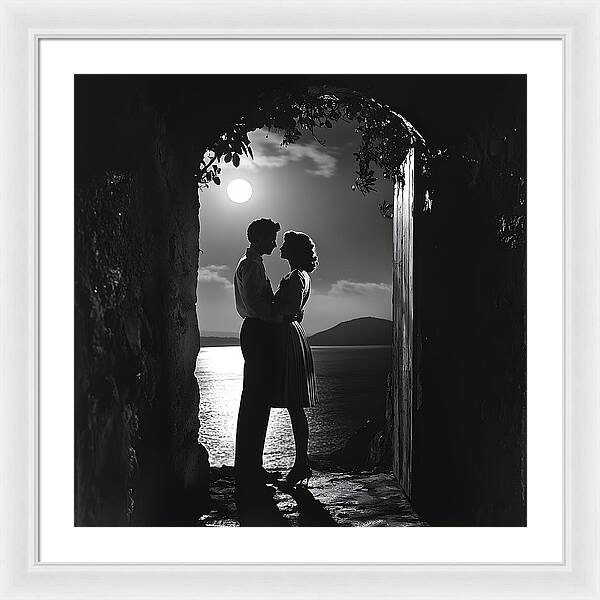 By the Moon's Grace - Framed Print