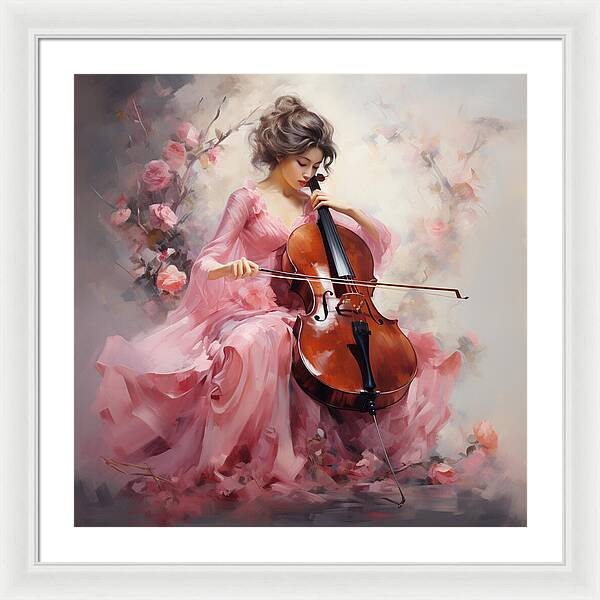 Cello Muse - Framed Print