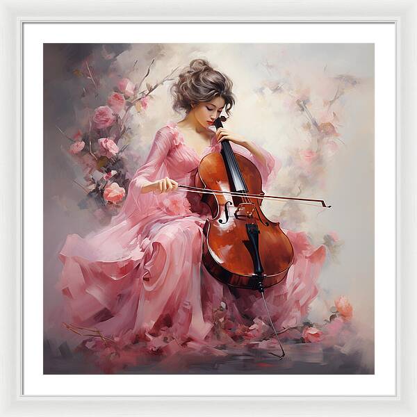 Cello Muse - Framed Print