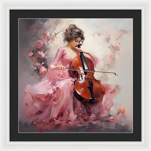 Cello Muse - Framed Print