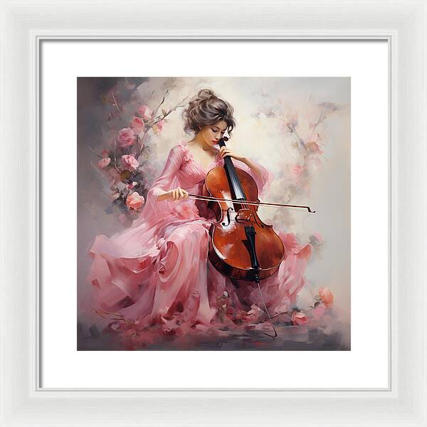 Cello Muse - Framed Print