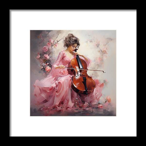 Cello Muse - Framed Print