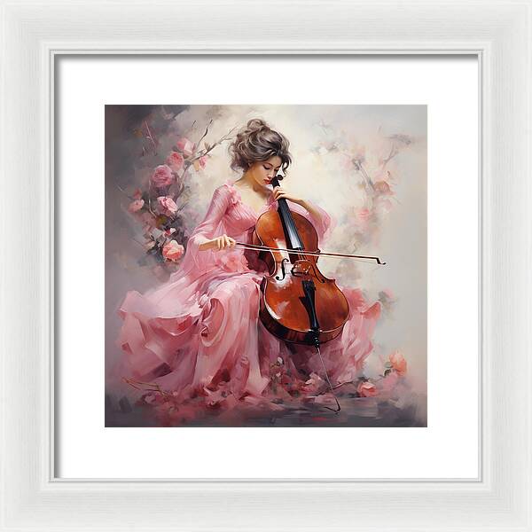 Cello Muse - Framed Print