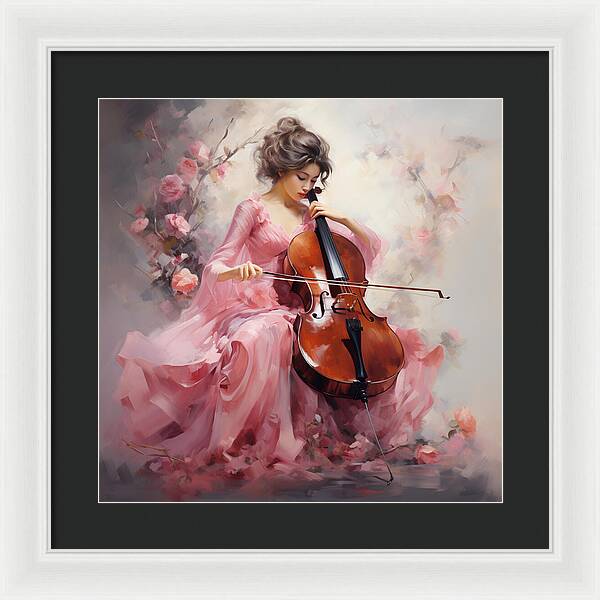 Cello Muse - Framed Print