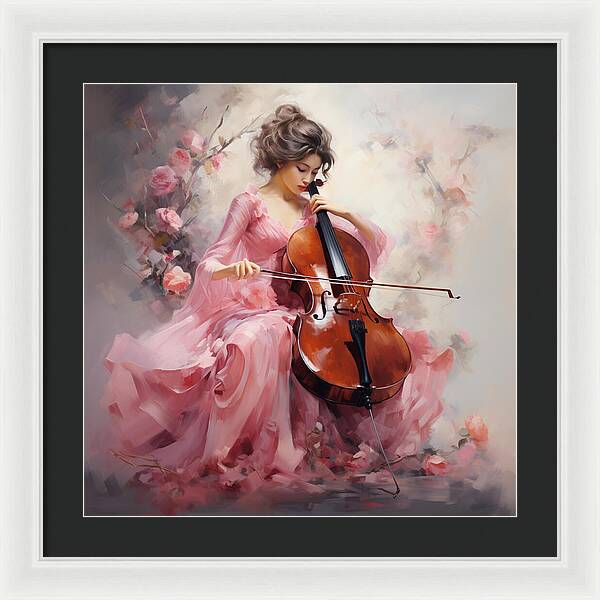 Cello Muse - Framed Print