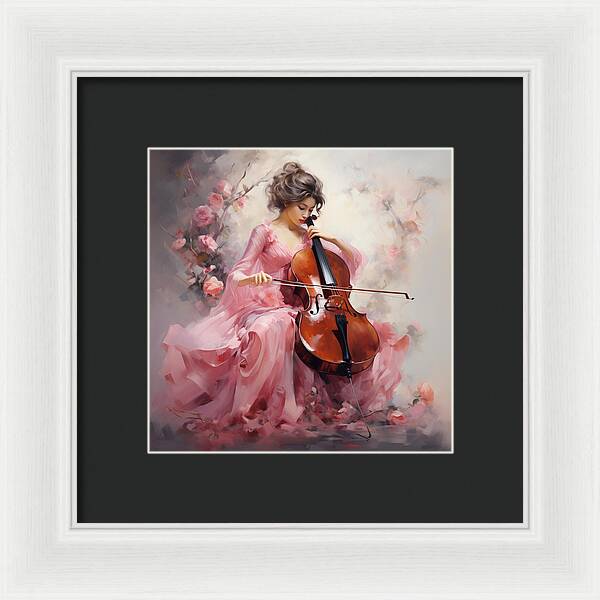 Cello Muse - Framed Print