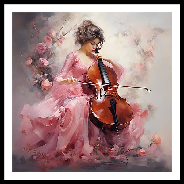 Cello Muse - Framed Print