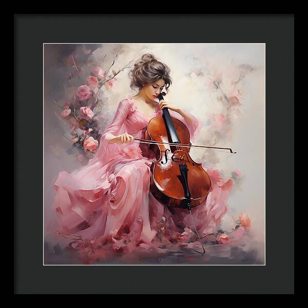 Cello Muse - Framed Print