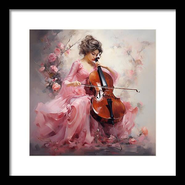 Cello Muse - Framed Print