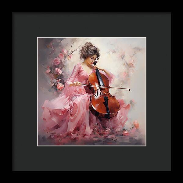 Cello Muse - Framed Print