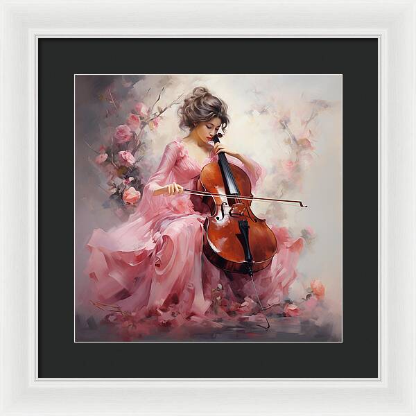 Cello Muse - Framed Print