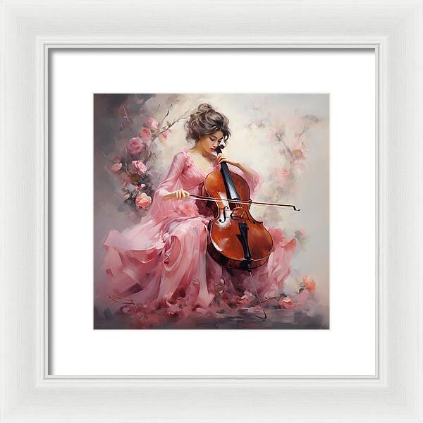 Cello Muse - Framed Print