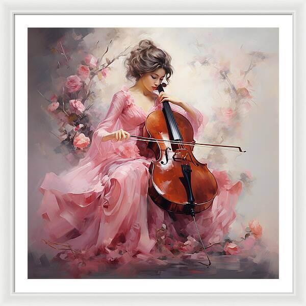 Cello Muse - Framed Print