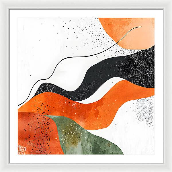 Contours in Flux - Framed Print