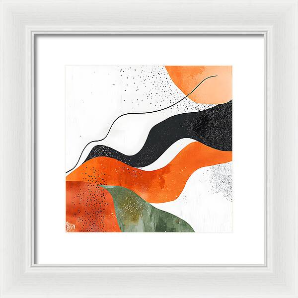 Contours in Flux - Framed Print