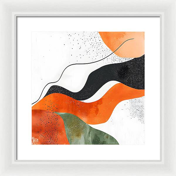 Contours in Flux - Framed Print