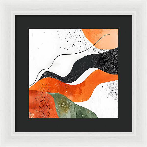 Contours in Flux - Framed Print