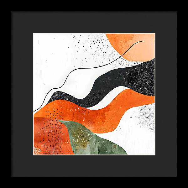 Contours in Flux - Framed Print