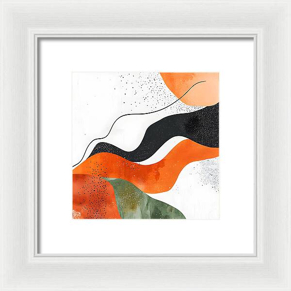 Contours in Flux - Framed Print