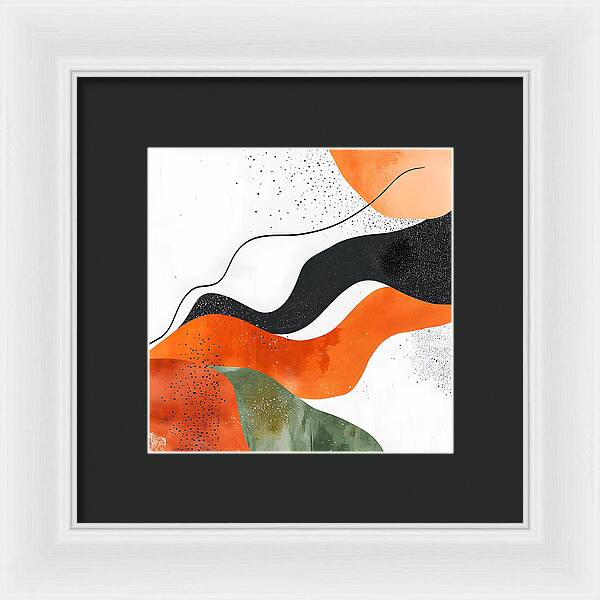 Contours in Flux - Framed Print