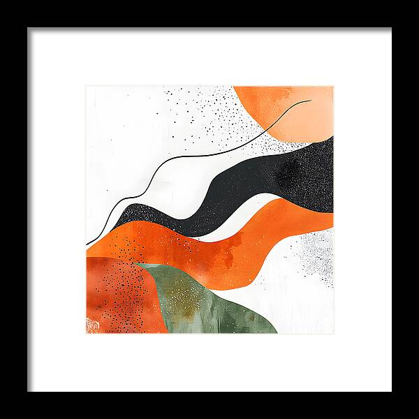 Contours in Flux - Framed Print