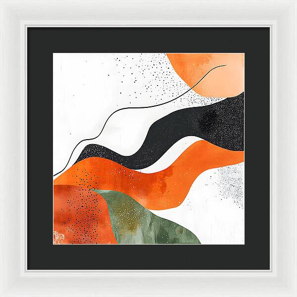 Contours in Flux - Framed Print