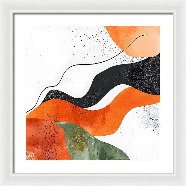 Contours in Flux - Framed Print