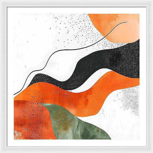 Contours in Flux - Framed Print