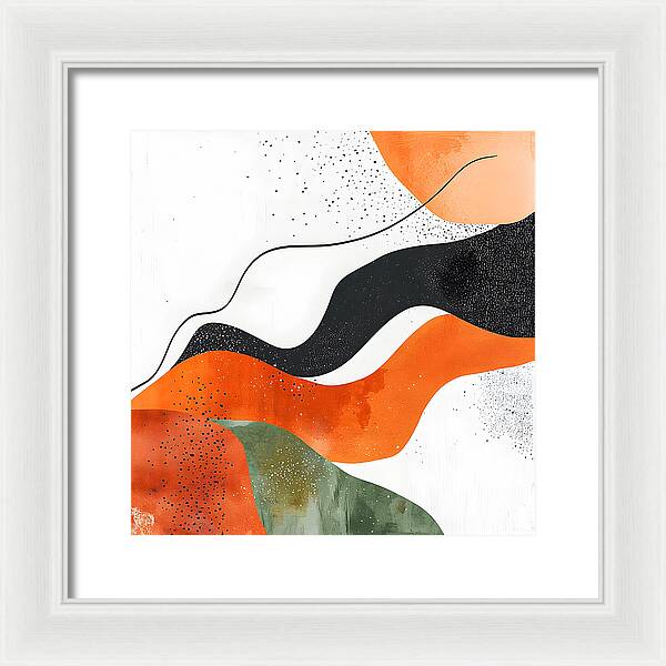 Contours in Flux - Framed Print