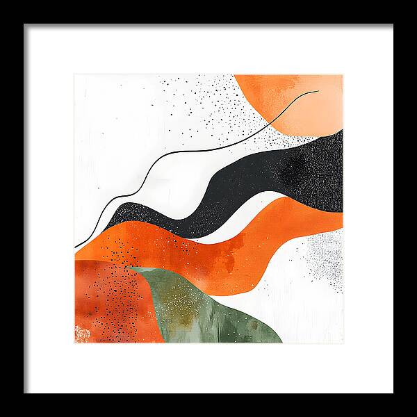 Contours in Flux - Framed Print