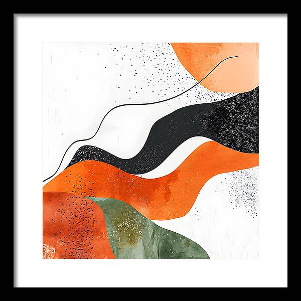 Contours in Flux - Framed Print