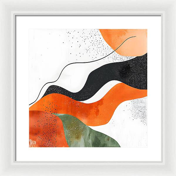 Contours in Flux - Framed Print