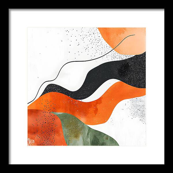 Contours in Flux - Framed Print