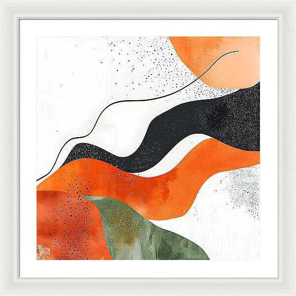 Contours in Flux - Framed Print