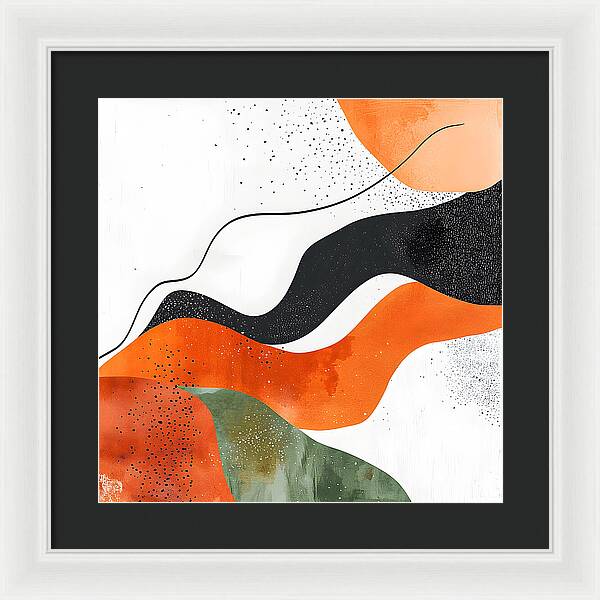 Contours in Flux - Framed Print