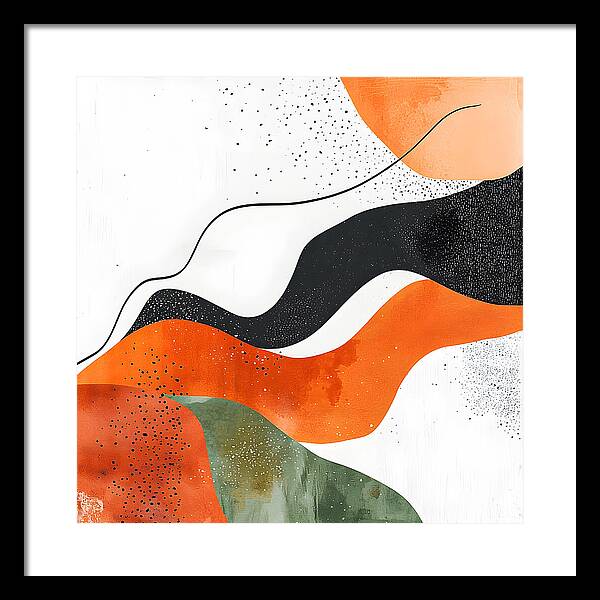 Contours in Flux - Framed Print