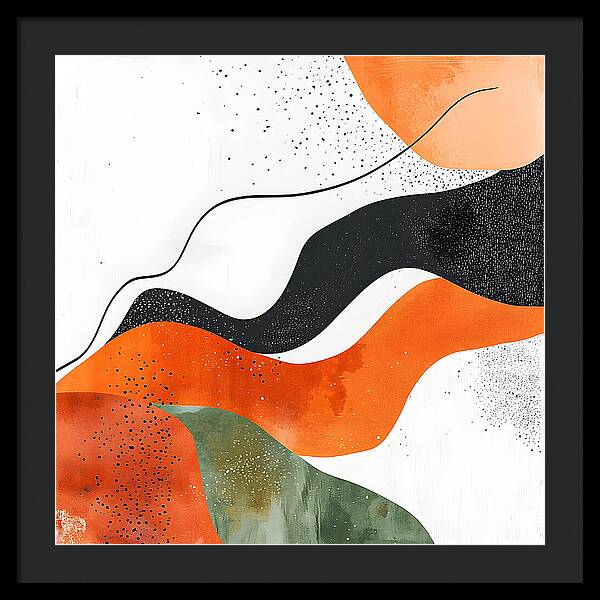 Contours in Flux - Framed Print