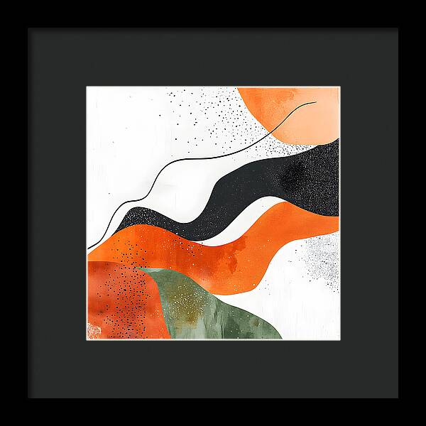 Contours in Flux - Framed Print